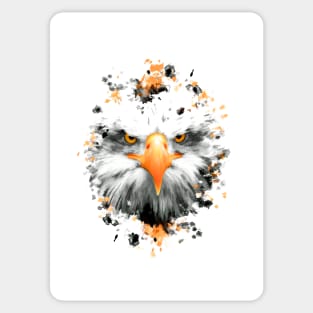 Angry Eagle Sticker